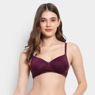 Ladies' Padded Bra, Wine, small image number null